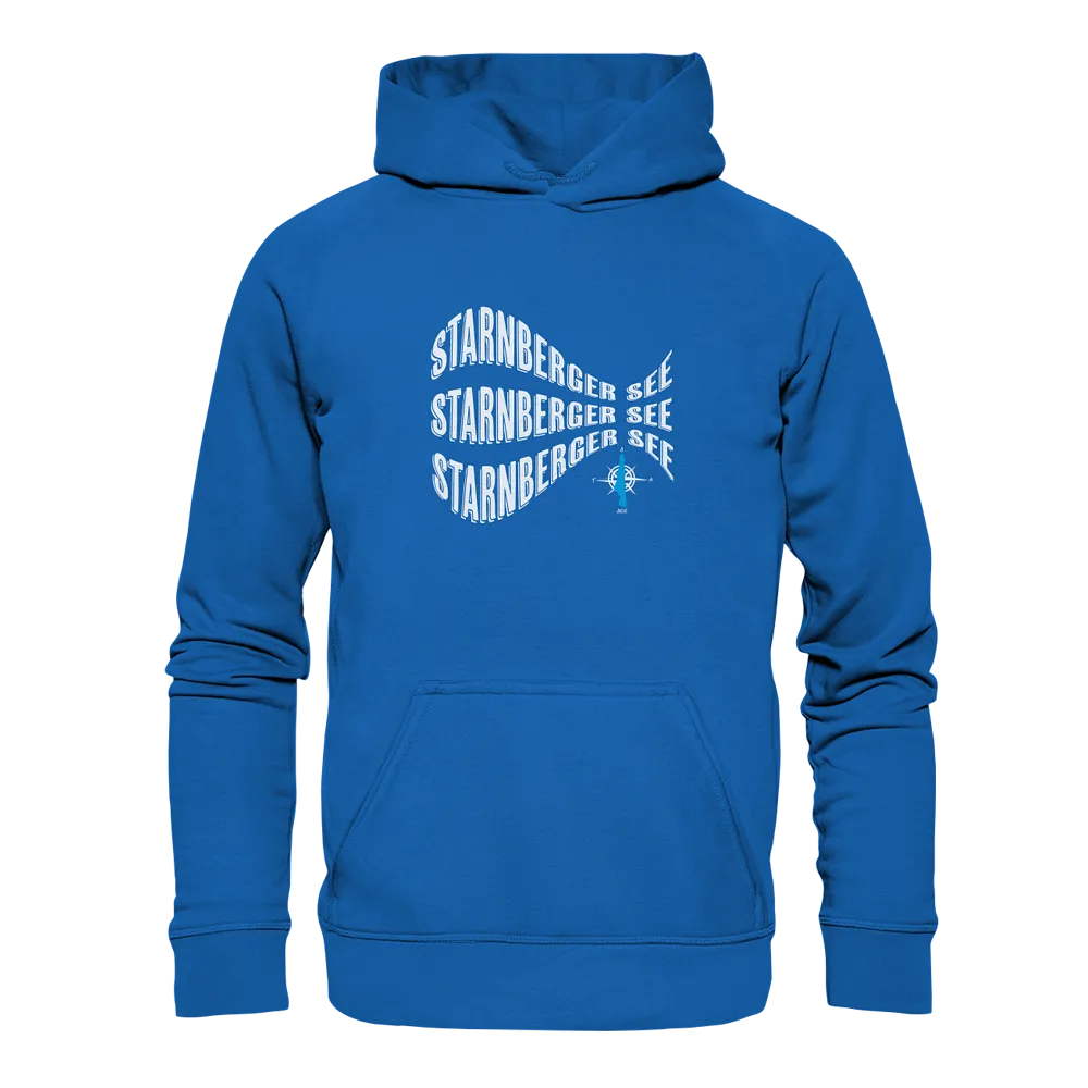 SeeFischi Organic Hoodie Royal Kids Seeshirt.de