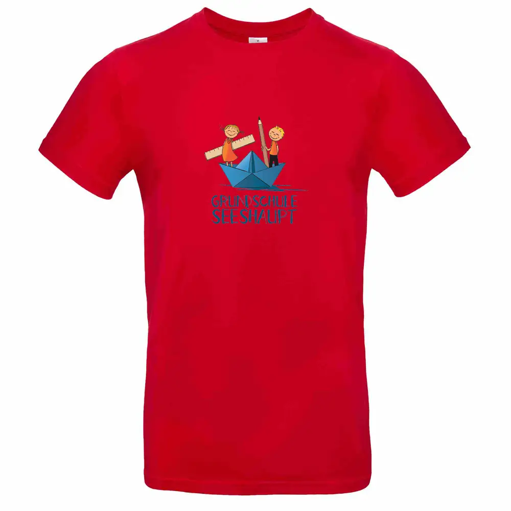 SchulShirt Eltern SeeShirt.de Rot