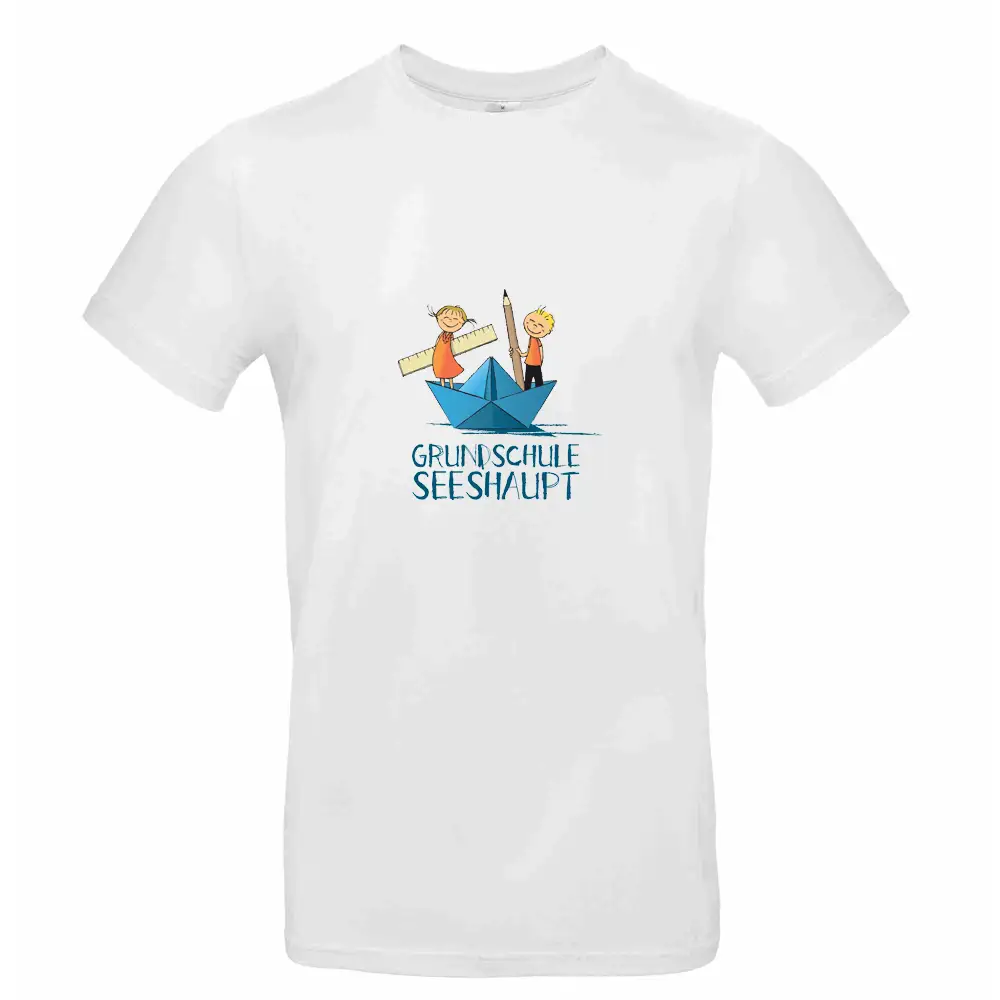 SchulShirt Eltern SeeShirt.de Weiß Cap Fischerhochzeit Tutzing Seeshirt.de Navy