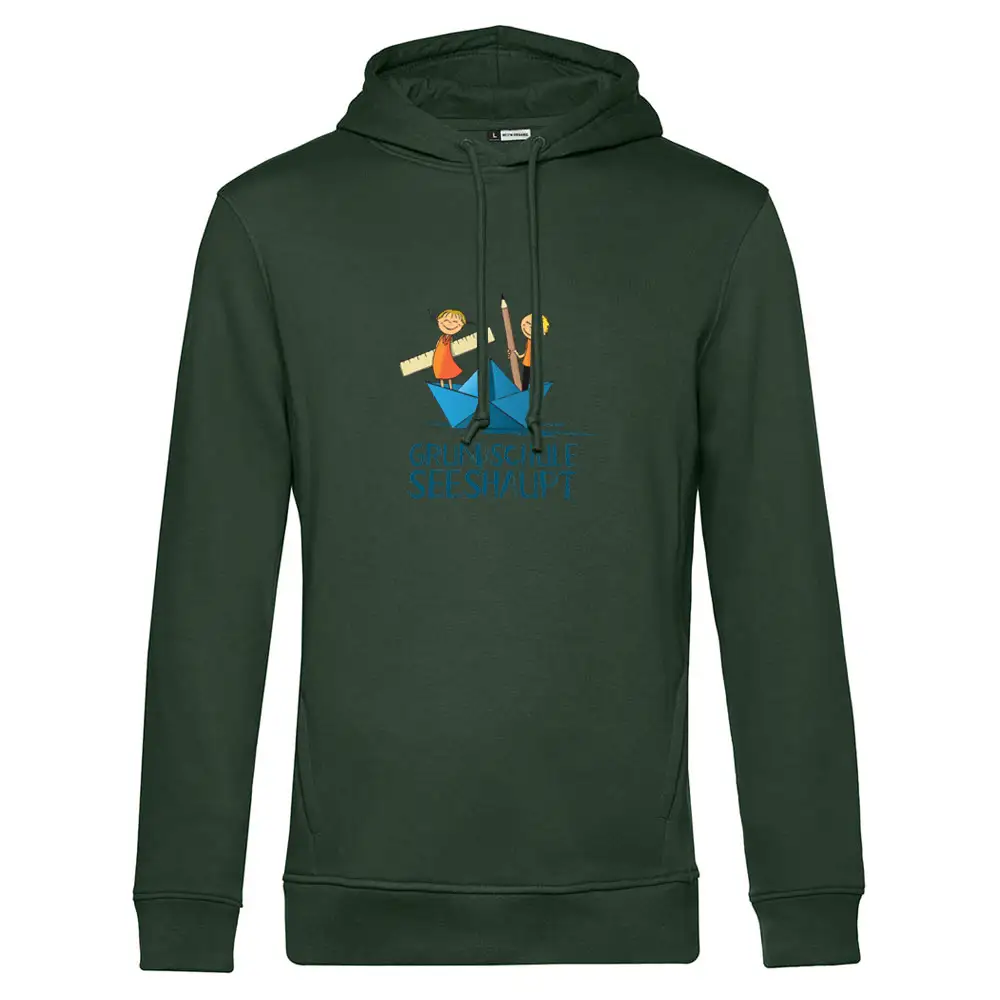 Schulhoodie Eltern Seeshirt.de Dunkel Grün