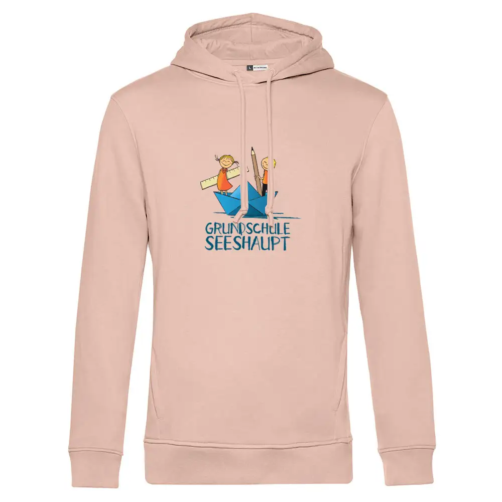 Schulhoodie Eltern Seeshirt.de Pastel Rosa