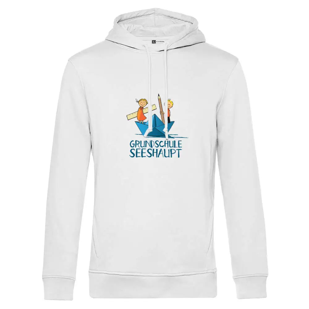 Schulhoodie Eltern Seeshirt.de Weiß