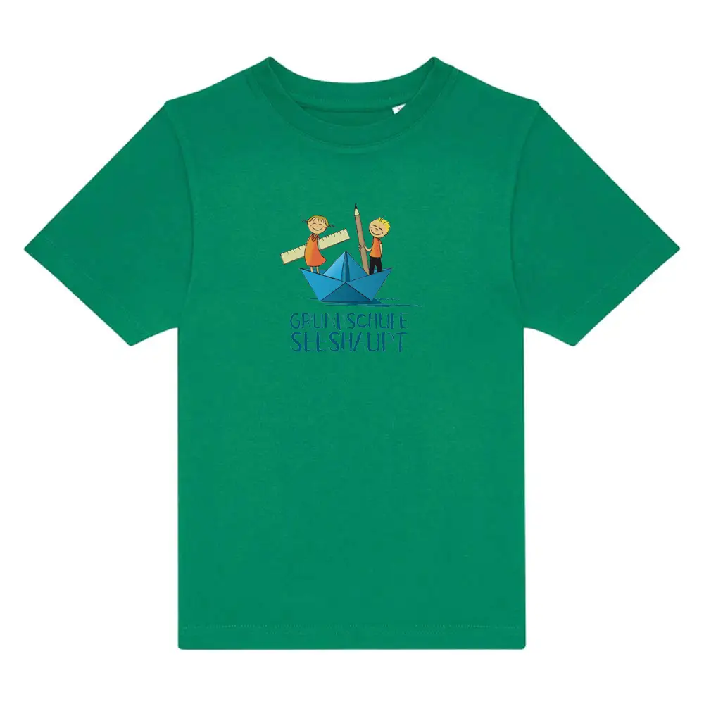 Schulshirt Kids Seeshirt.de Grün