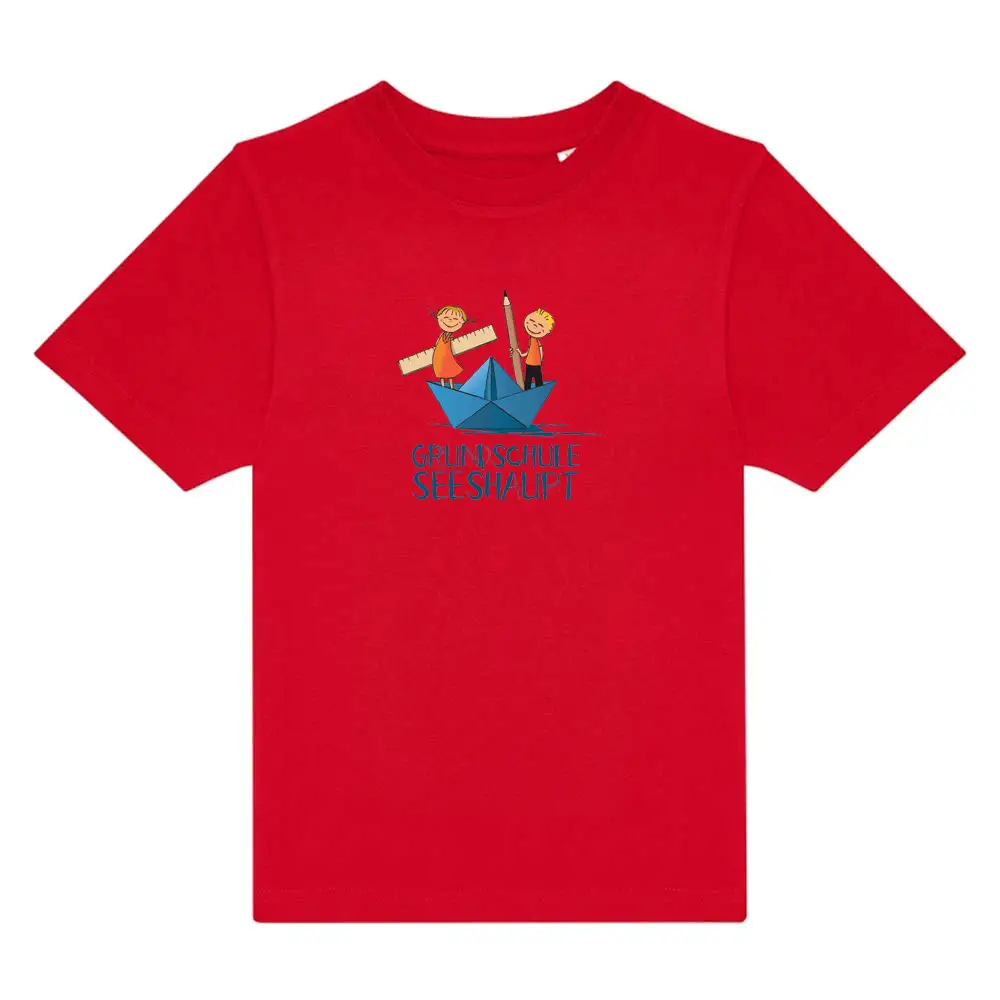 Schulshirt Kids Seeshirt.de Rot