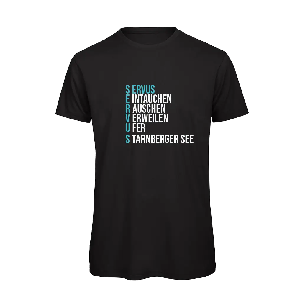 SeeServus Seeshirt.de Man Black